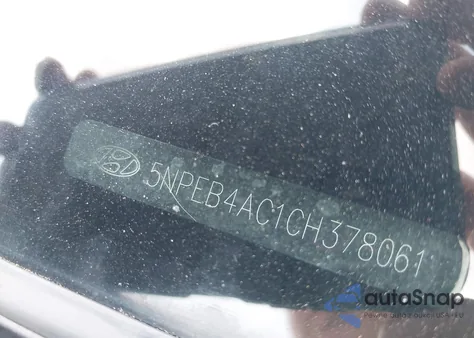 2012 Hyundai Sonata Gls z USA, uszkodzony, nr VIN 5NPEB4AC1CH378061